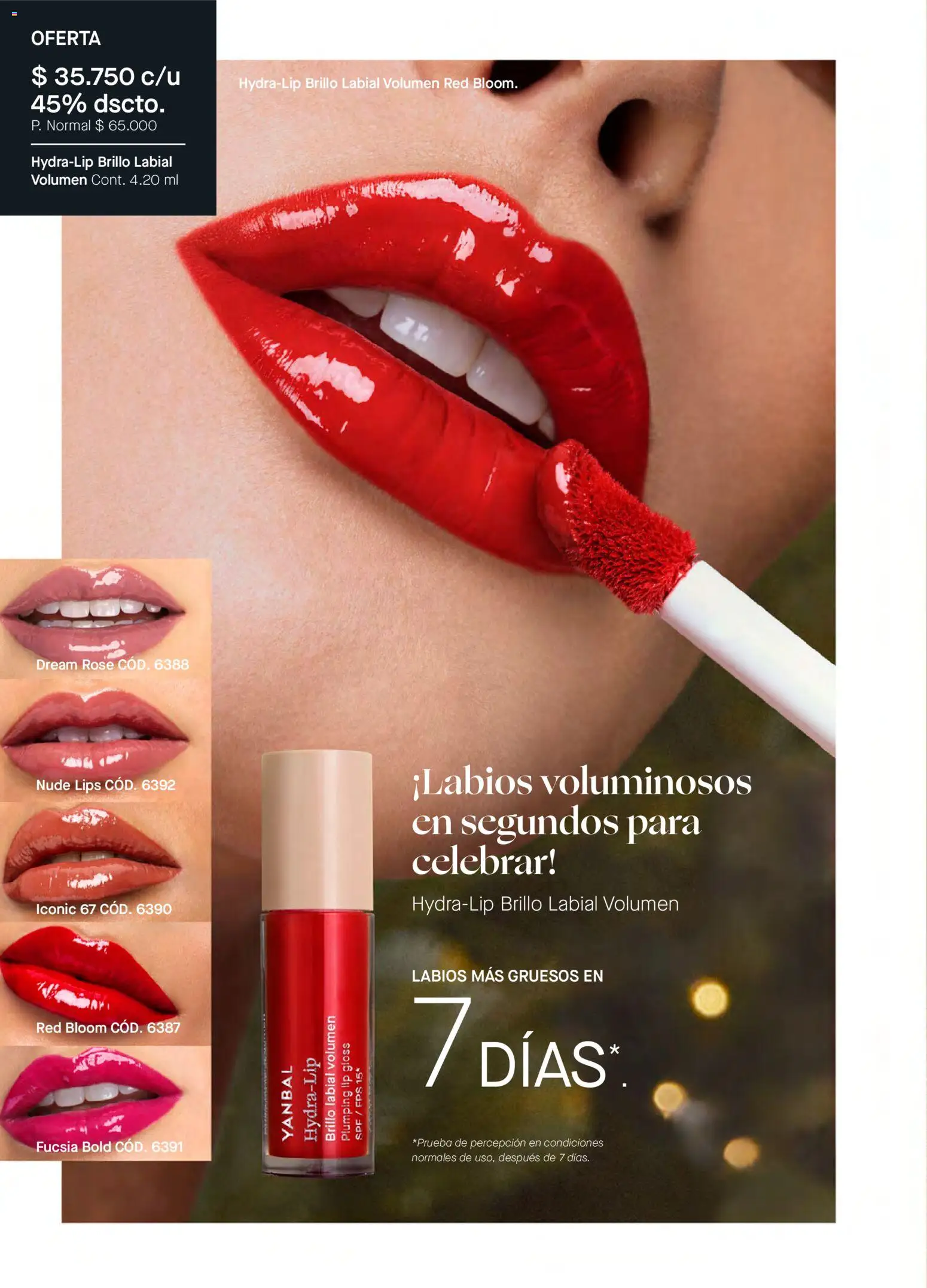 Yanbal revista - valida desde el 08.11.2025 | Página: 72 | Productos: Brillo