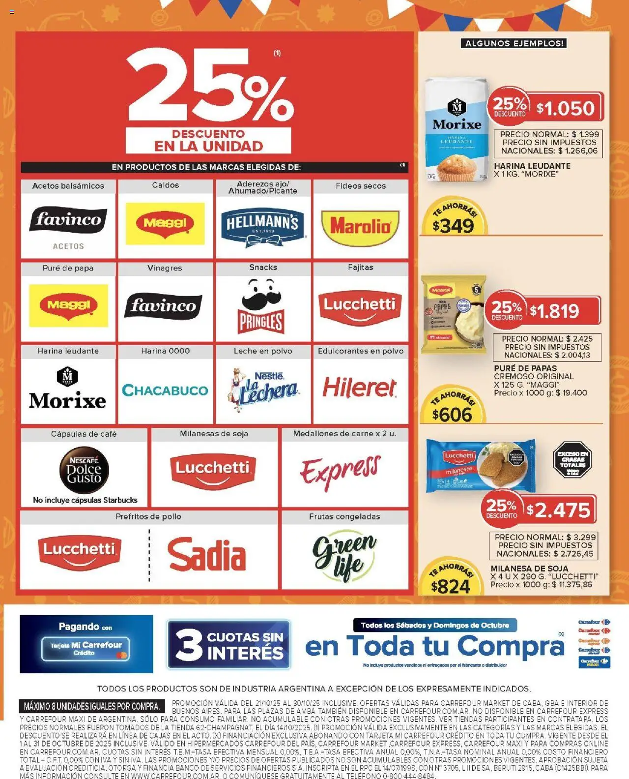 Carrefour - Ofertas Carrefour | 21 al 30 Octubre - 877a82af-aec3-47b2-a5ca-060b2cfa1f47 │ válido desde el 21.10.2025 | Página: 37 | Productos: Papa, Leche en polvo, Polvo, Café