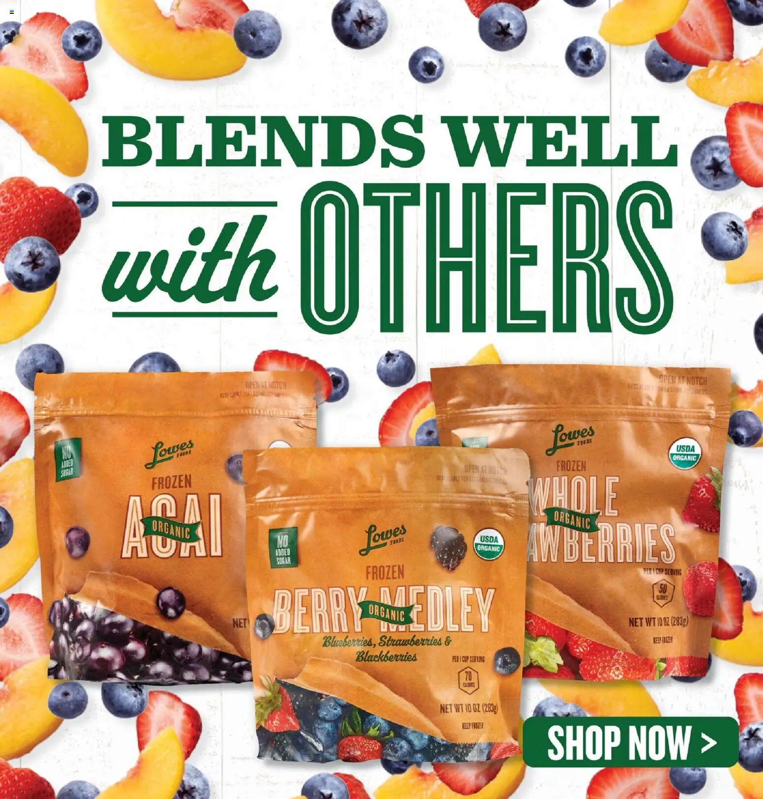 Lowes Foods Weekly Ad - valid from 22.04.2026 | Page: 4 | Products: Berries, Strawberries, Sugar