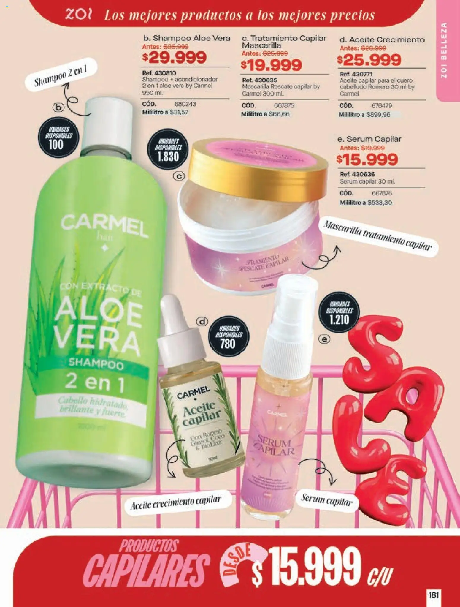 Pacifika revista - valida desde el 24.04.2026 | Página: 181 | Productos: Serum, Coco, Acondicionador, Aceite