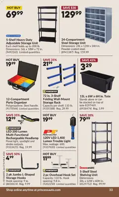 Preview of Princess Auto - 2 Week Sale! from shop Princess Auto valid from 27.01.2026 | Page: 41 | Products: PC, Shelf