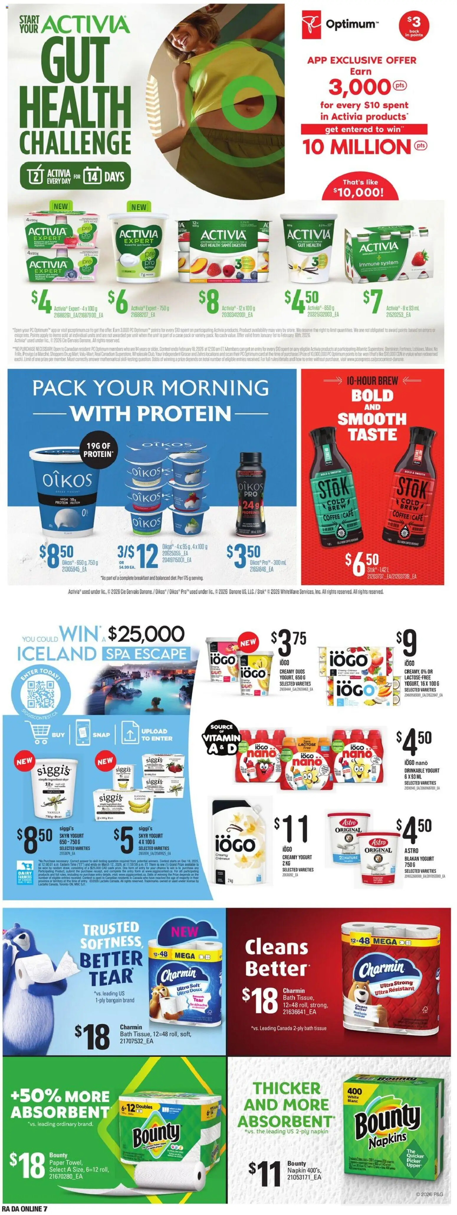 Atlantic Superstore flyer valid from 29.01.2026 | Page: 25 | Products: PC, Case, Bath, Yogurt