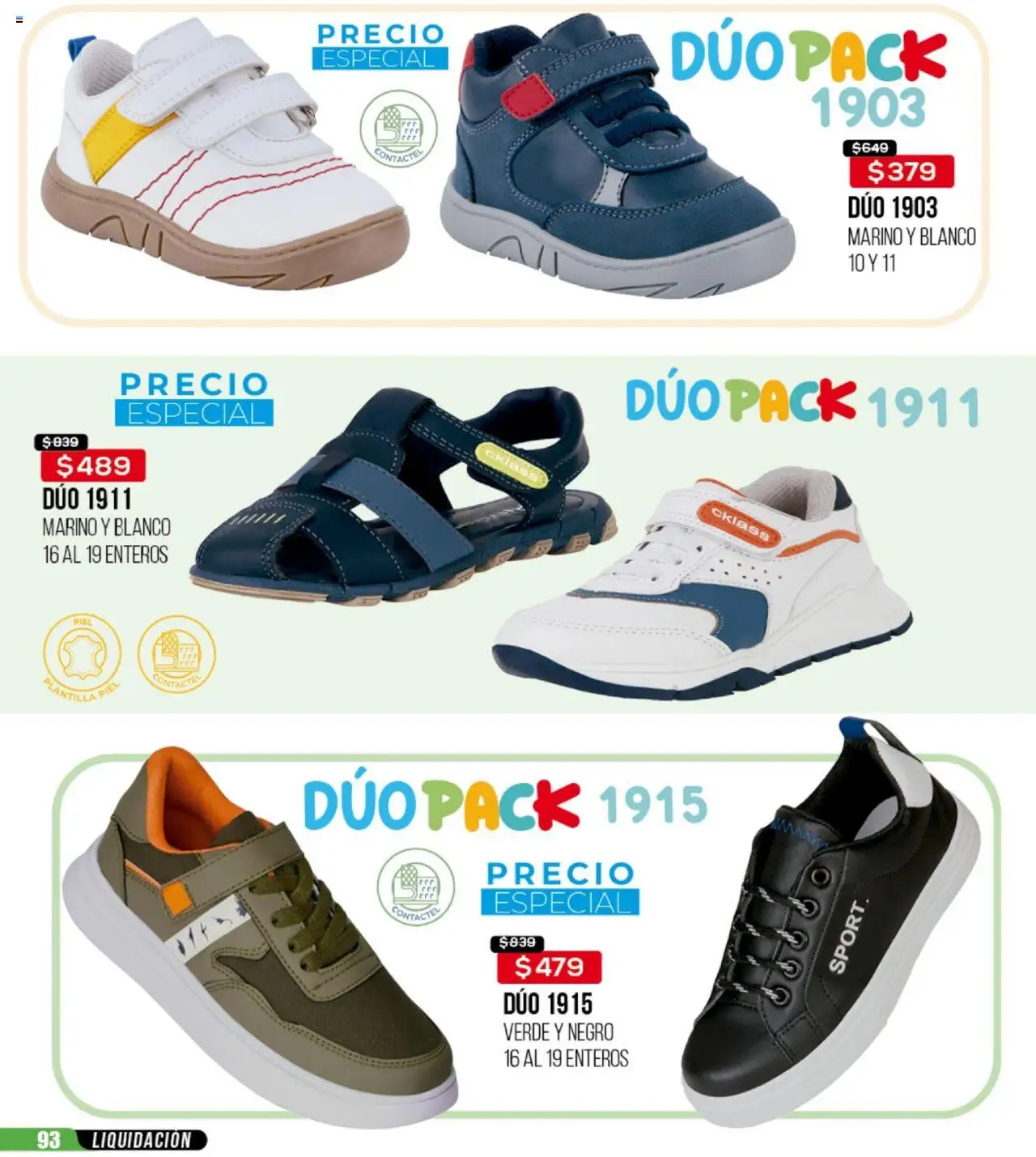 Nuevas ofertas de Cklass válidas en toda la República Mexicana desde el 22.09.2025. ¡Encuentra las mejores ofertas en Cklass - Catálogo Liquidación Calzado! | Página: 94
