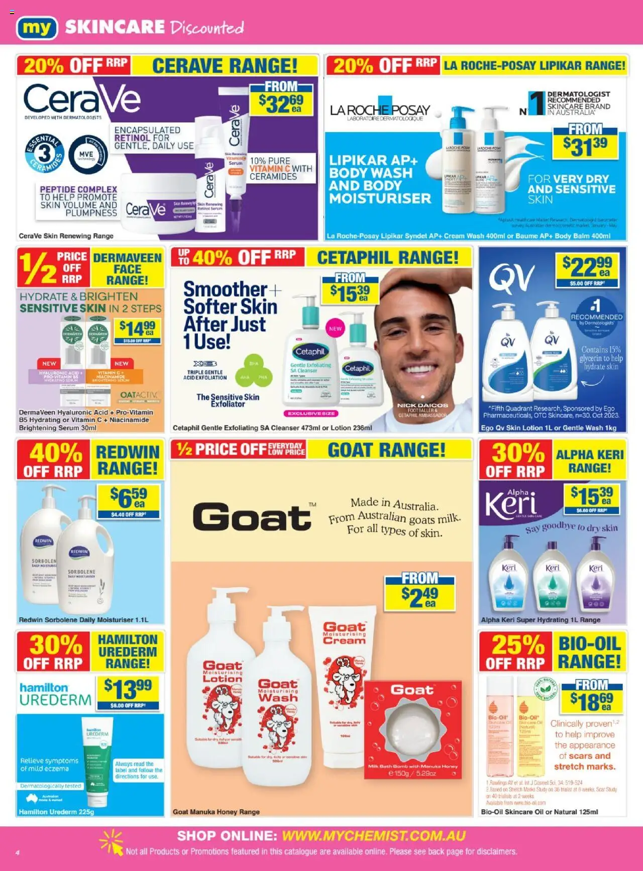 My Chemist catalogue - valid from 26.06.2025 | Page: 4 | Products: Honey, Moisturiser, Exfoliator, Sensitive skin
