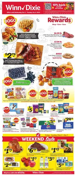 Preview of Winn Dixie weekly ads valid from 03.12.2025