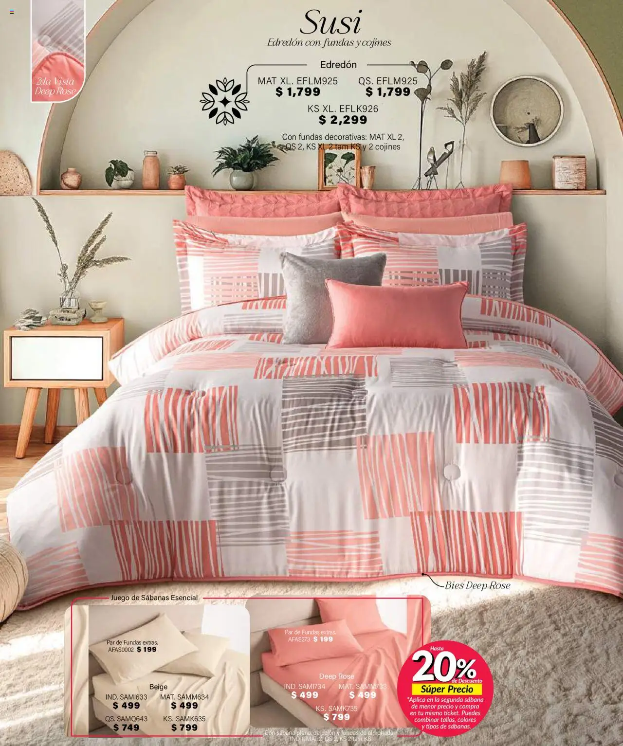 Nuevas ofertas de Colchas Concord válidas en toda la República Mexicana desde el 01.08.2025. ¡Encuentra las mejores ofertas en Colchas Concord - Catálogo! | Página: 58 | Productos: Juego, Sabanas