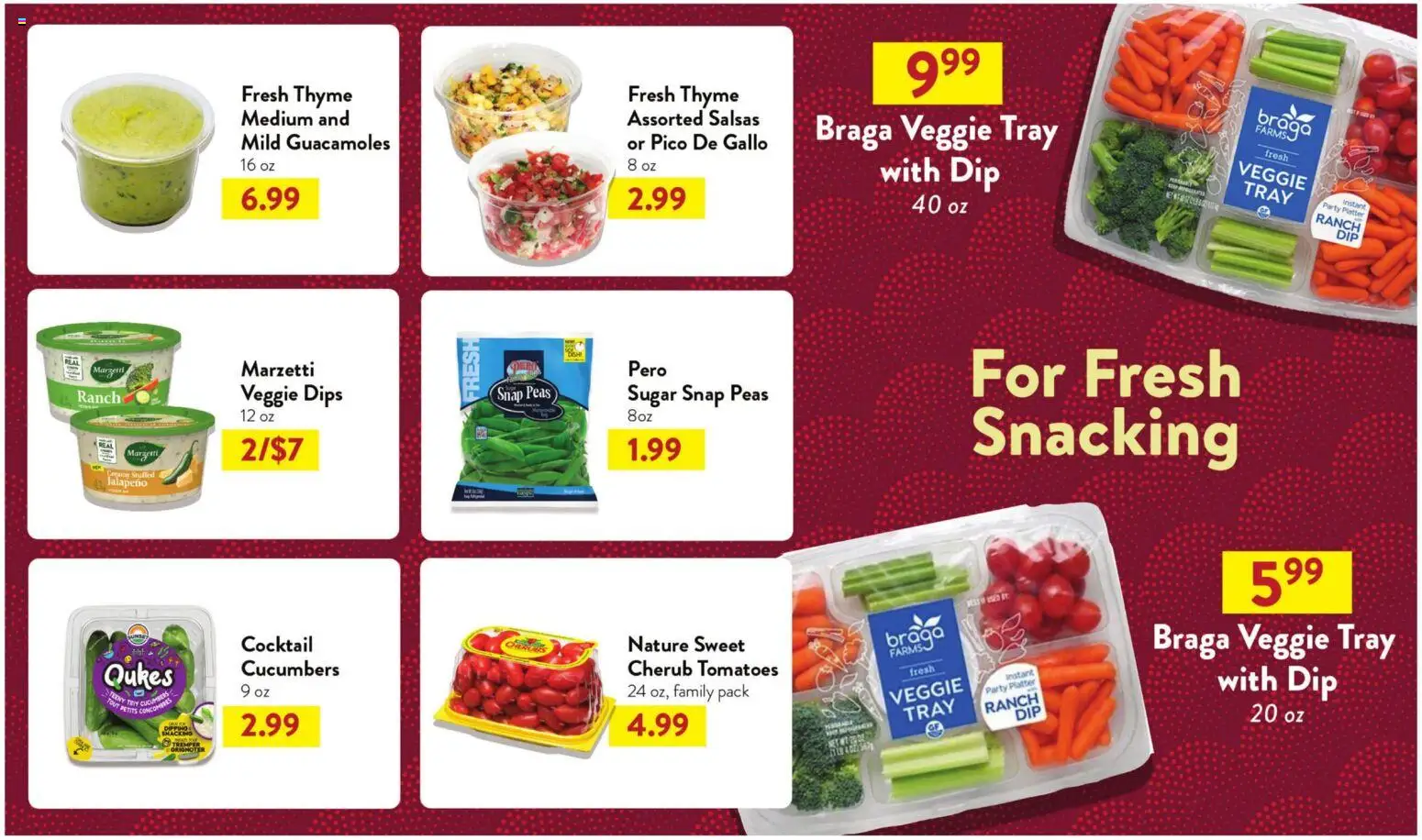 Fresh Thyme Weekly Ad - PA - valid from 12.11.2025 | Page: 9 | Products: Tomatoes, Cucumbers, Sugar