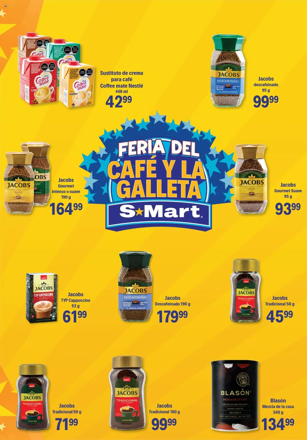 Nuevas ofertas de S-Mart válidas en toda la República Mexicana desde el 07.10.2025. ¡Encuentra las mejores ofertas en S-Mart - Folleto de Feria - Juarez! | Página: 3 | Productos: Crema, Café, Mate