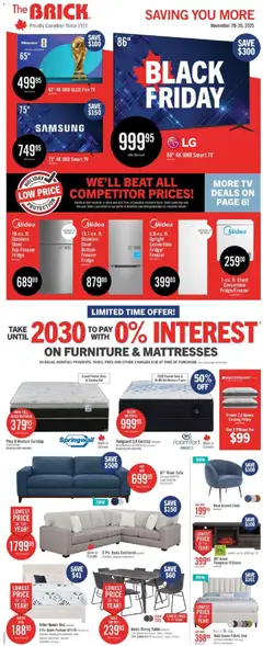 Preview of The Brick - Black Friday  from shop The Brick valid from 28.11.2025 | Page: 5