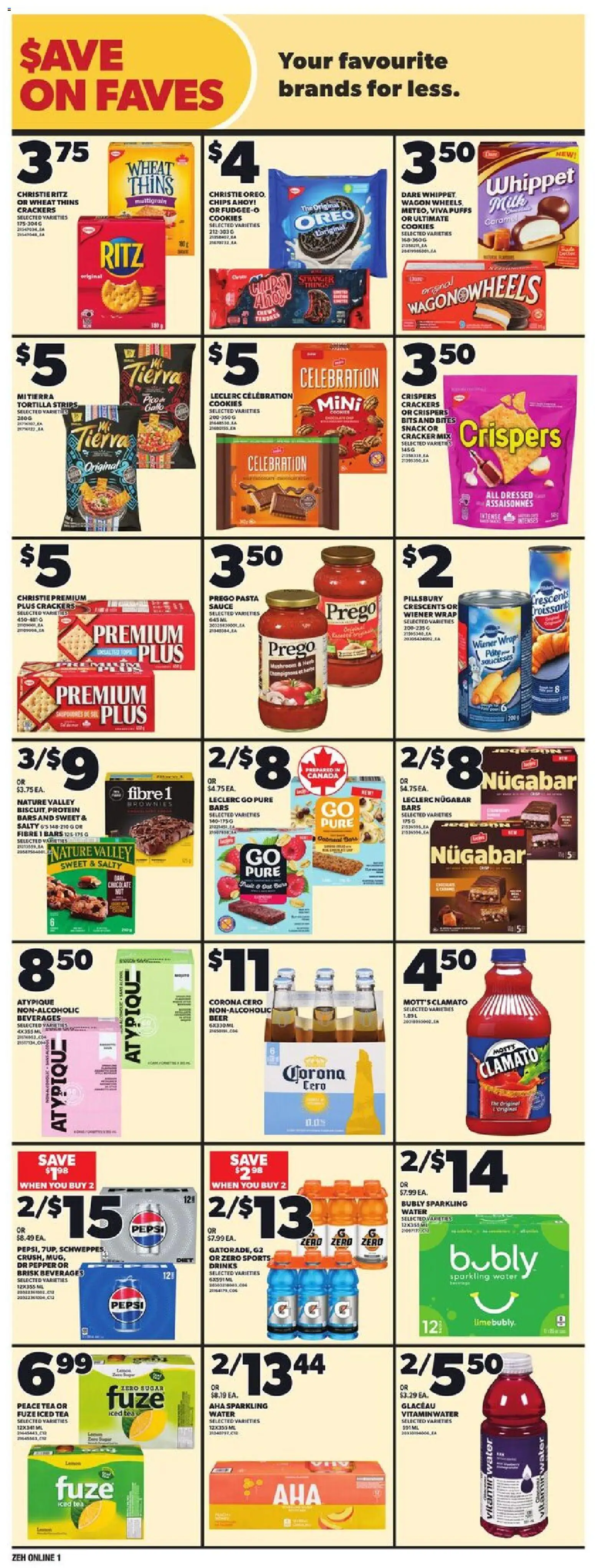 Zehrs flyer valid from 13.11.2025 | Page: 8 | Products: Tea, Pasta, Cookies, Beer