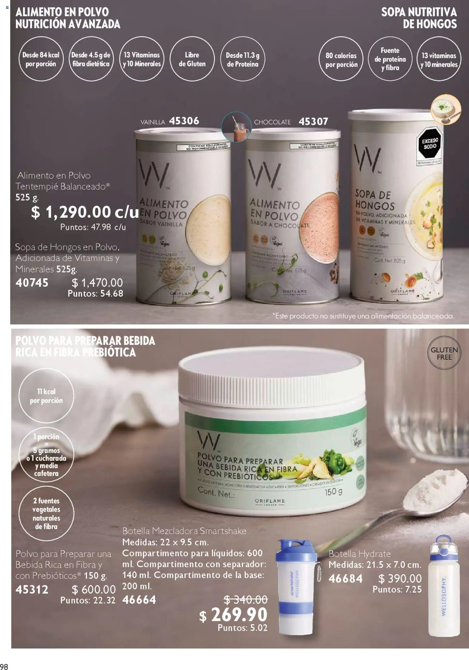 Nuevas ofertas de Oriflame válidas en toda la República Mexicana desde el 22.11.2025. ¡Encuentra las mejores ofertas en Oriflame Black Friday! | Página: 98 | Productos: Vitaminas, Cafetera, Botella, Polvo