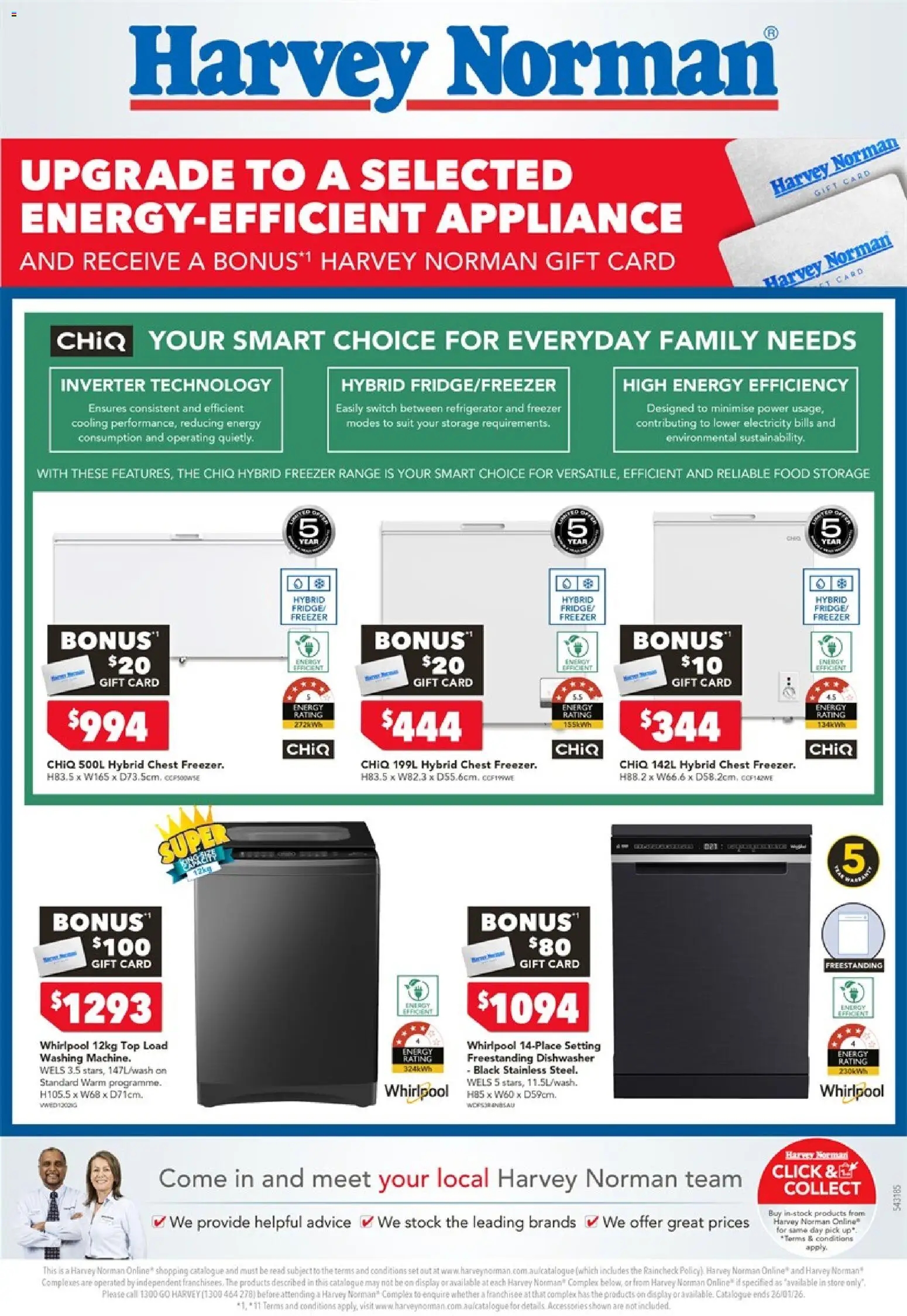 Harvey Norman catalogue - valid from 15.01.2026 | Page: 12 | Products: Food storage, Appliance, Fridge, Dishwasher