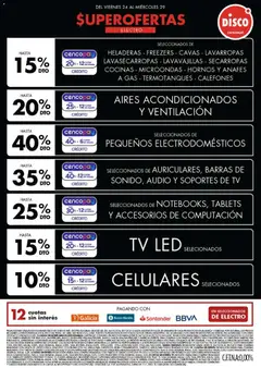 Vista previa Disco - Ofertas | Electro, T. Libre y más válido desde el 24.10.2025