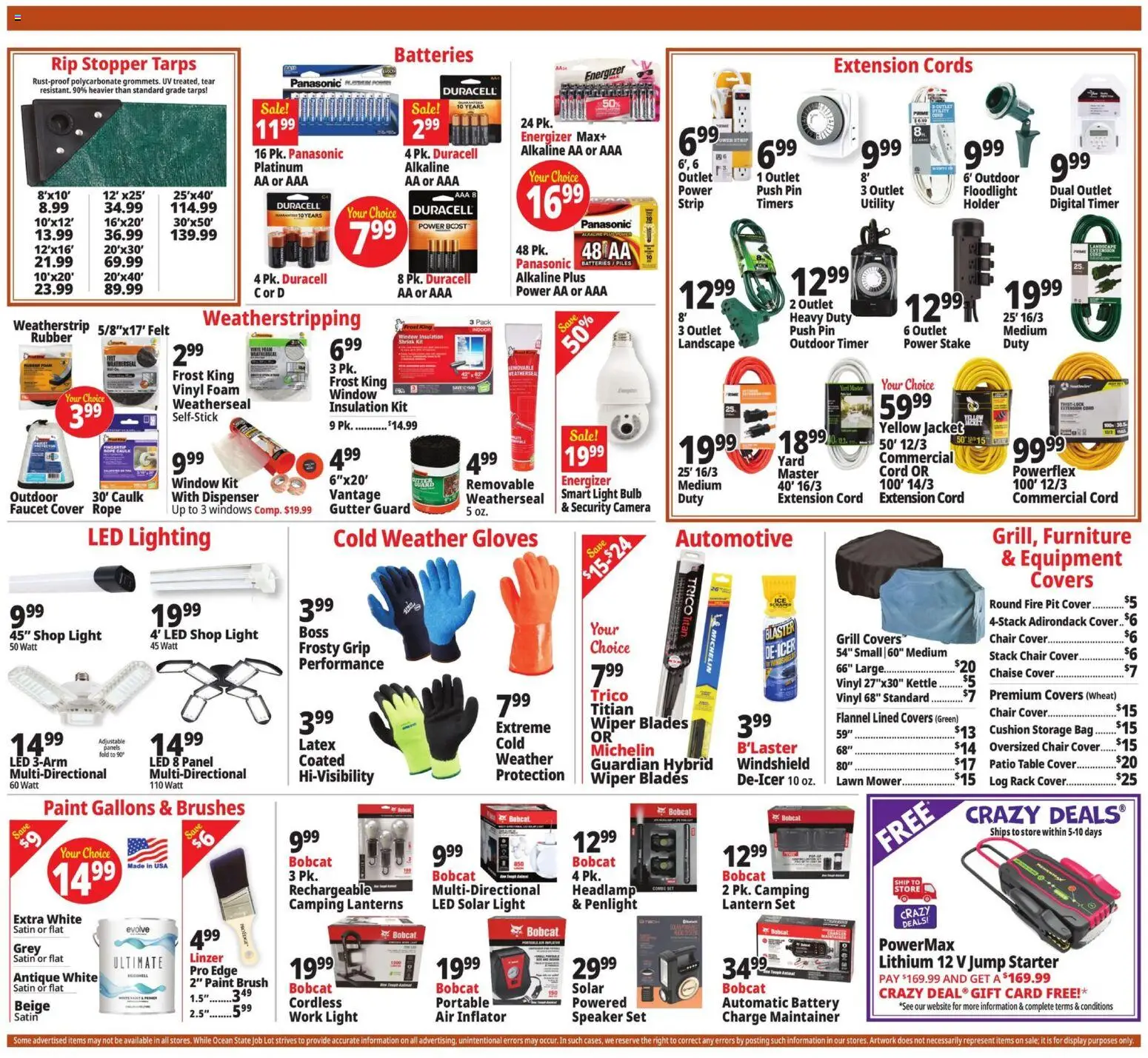 Ocean State Job Lot Weekly Ad - valid from 20.11.2025 | Page: 5 | Products: Lawn Mower, Pin, Camera, Speaker