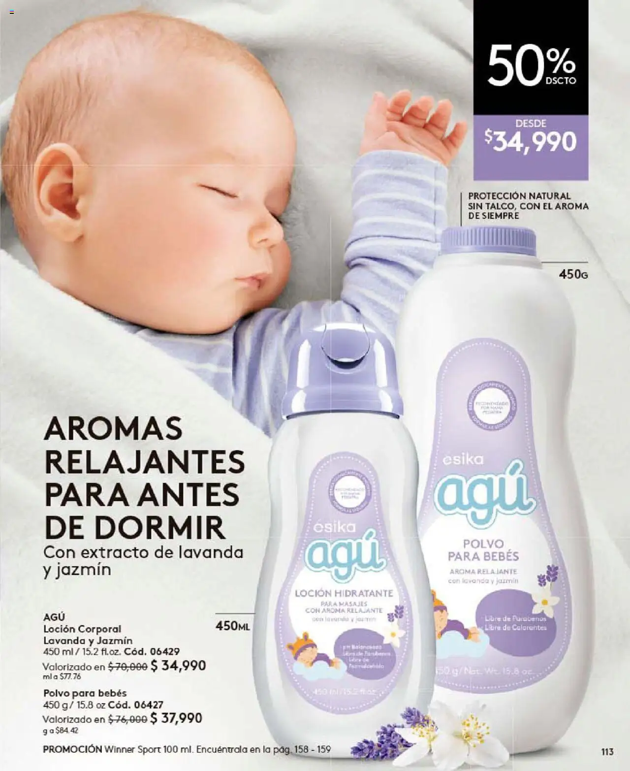 Ésika revista - valida desde el 24.09.2025 | Página: 113 | Productos: Loción, Polvo