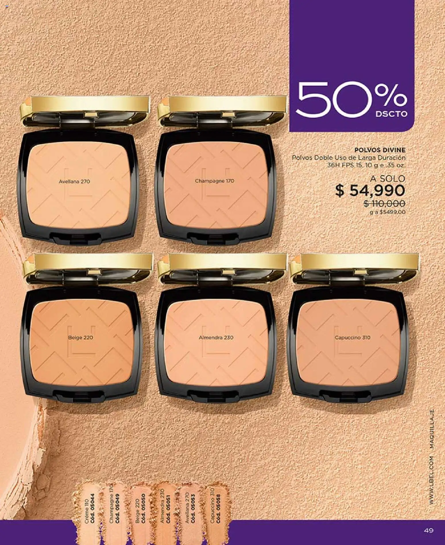 L'Bel revista - valida desde el 13.03.2026 | Página: 49 | Productos: Almendra, Maquillaje