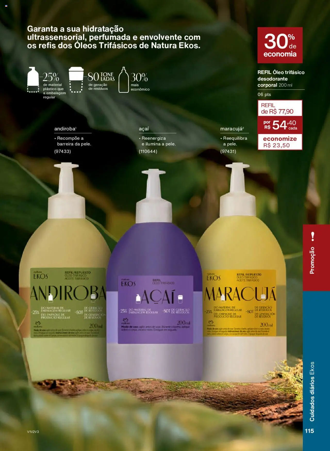 Natura Folheto - válido de 05.06.2025 | Página: 115 | Produtos: Maracujá, Desodorante, Óleo, Açaí