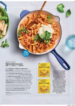 Preview of Woolworths Fresh Ideas Magazine - valid from 14.01.2026 | Page: 107 | Products: Oil, Pasta, Water, Garlic