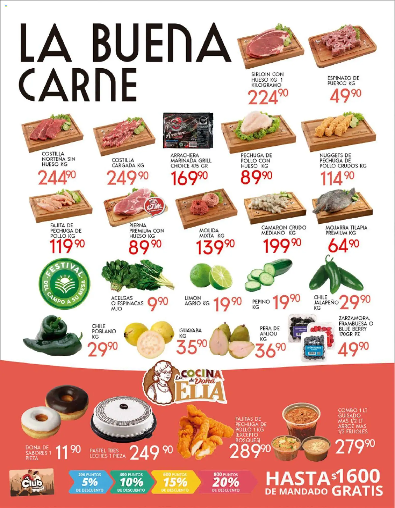 Nuevas ofertas de Alsuper válidas en toda la República Mexicana desde el 14.11.2025. ¡Encuentra las mejores ofertas en Alsuper Buen Fin! | Página: 2 | Productos: Pollo, Pera, Limón, Pastel