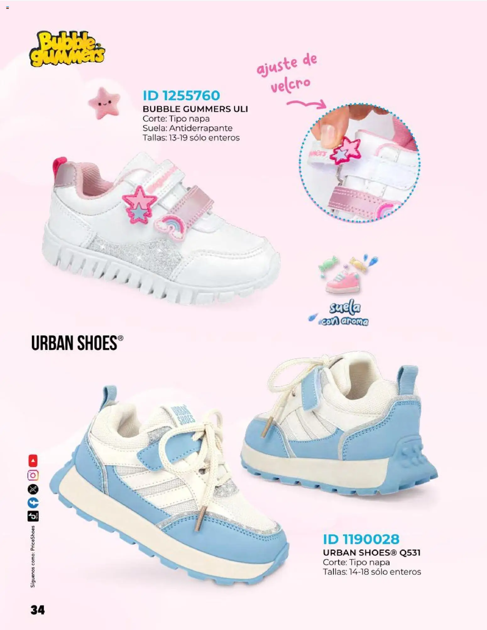 Nuevas ofertas de Price Shoes válidas en toda la República Mexicana desde el 27.10.2025. ¡Encuentra las mejores ofertas en Price Shoes catálogo Kids todo en uno! | Página: 34