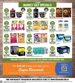 Preview of Supabarn Catalogue  - valid from 18.02.2026 | Page: 12 | Products: Energy drink, Cereal, Ice cream, Oven