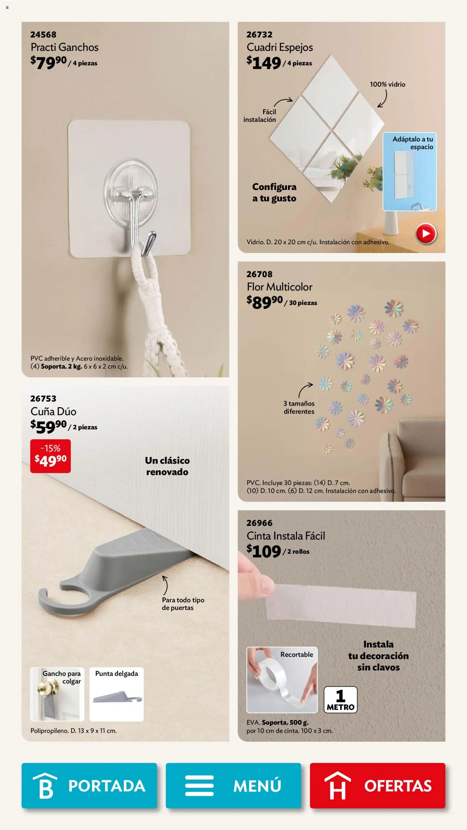 Nuevas ofertas de Betterware válidas en toda la República Mexicana desde el 04.05.2026. ¡Encuentra las mejores ofertas en Betterware campaña 5 2026! | Página: 78 | Productos: Cinta, Cuna