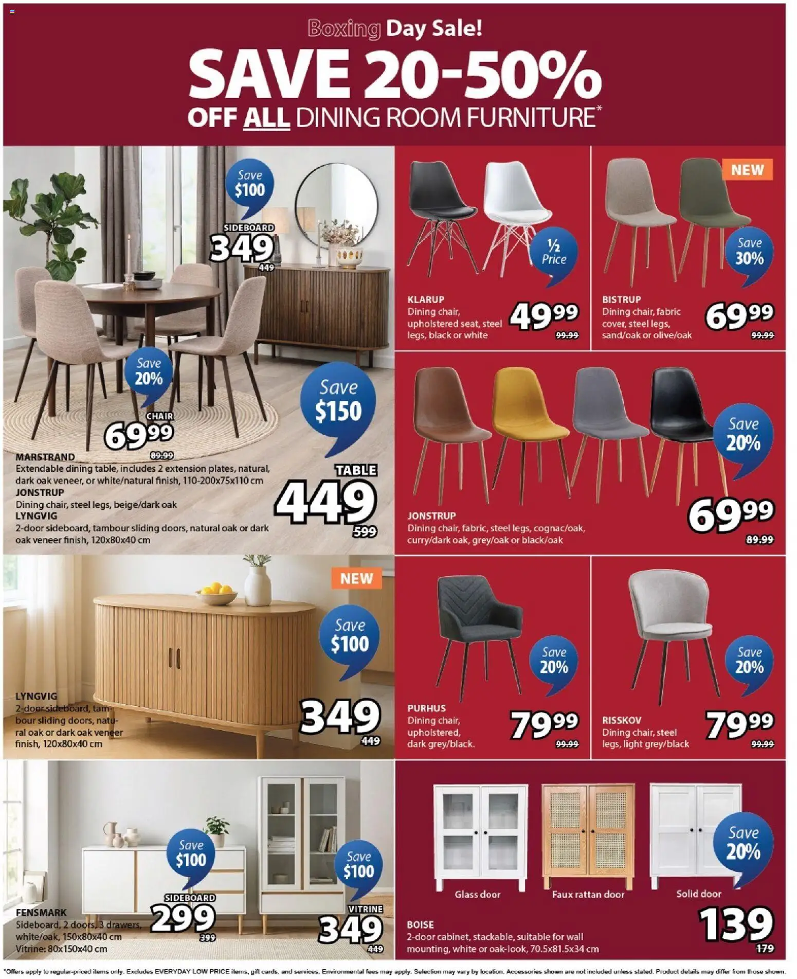 JYSK flyer valid from 18.12.2025 | Page: 5 | Products: Table, Chair, Sideboard