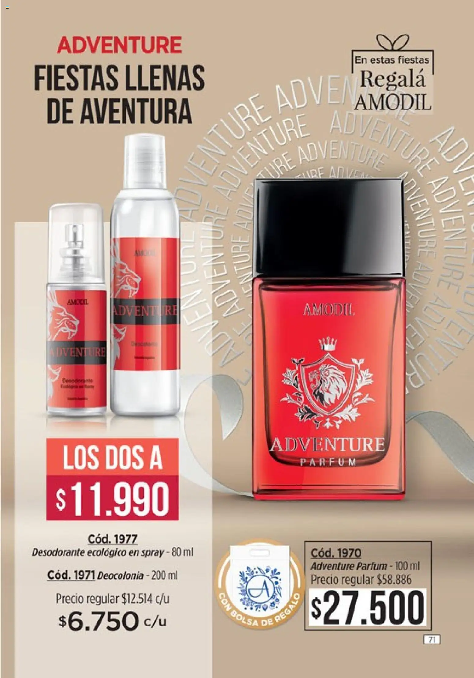 Amodil - Campaña 18/2025 │ válido desde el 30.11.2025 | Página: 71 | Productos: Desodorante
