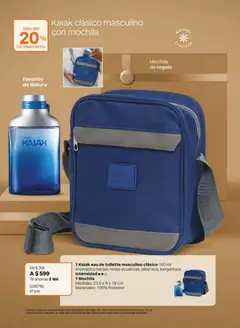 Vista previa de Natura campaña 6 2026, nuevo folleto de la tienda, válido en México a partir del 02.04.2026 | Página: 45 | Productos: Mochila, Té, Eau de toilette