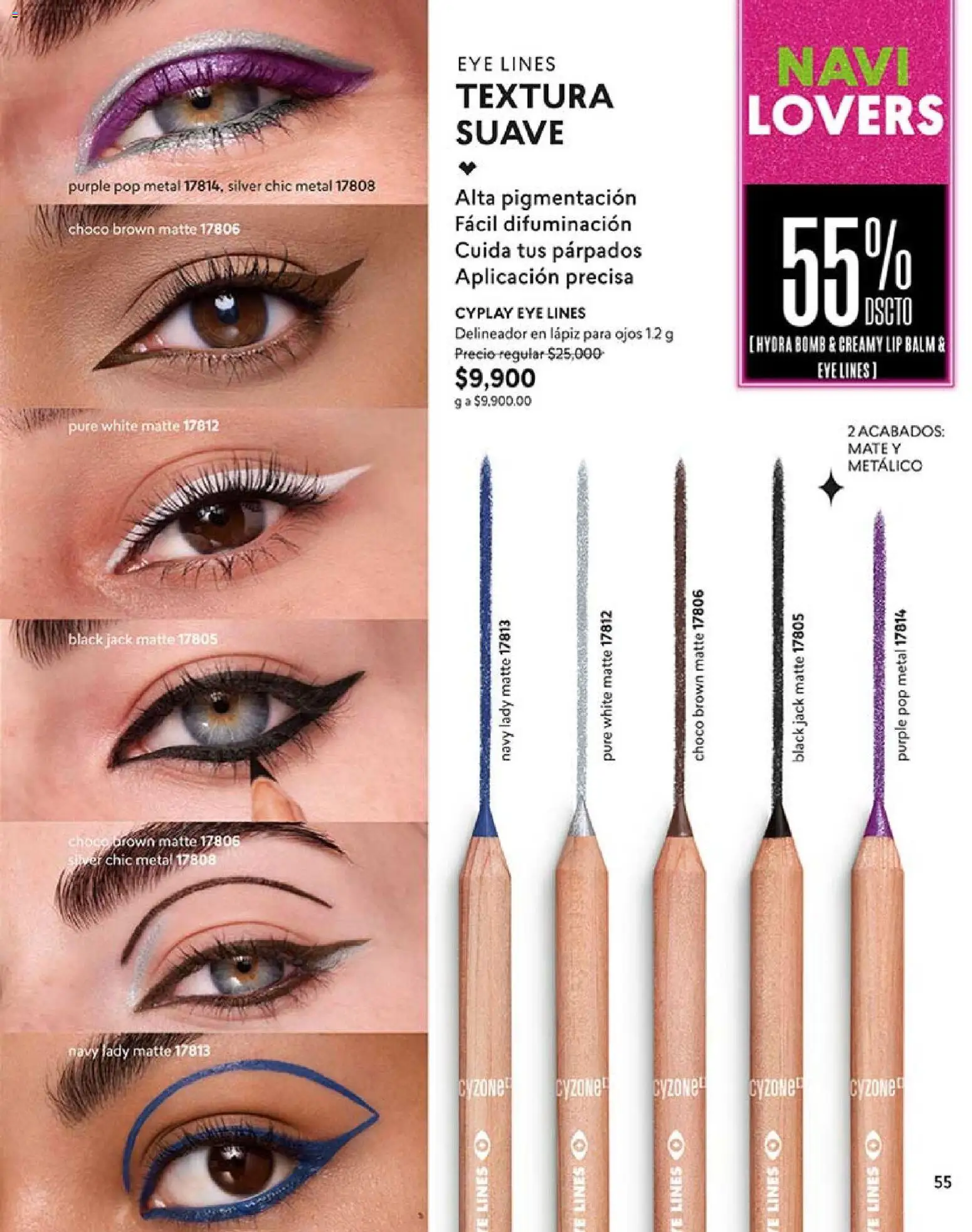 CyZone revista - valida desde el 03.11.2025 | Página: 55 | Productos: Delineador