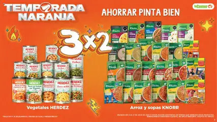 Nuevas ofertas de La Comer válidas en toda la República Mexicana desde el 09.07.2025. ¡Encuentra las mejores ofertas en La Comer folleto! | Página: 2 | Productos: Papa, Chícharos, Sal, Té