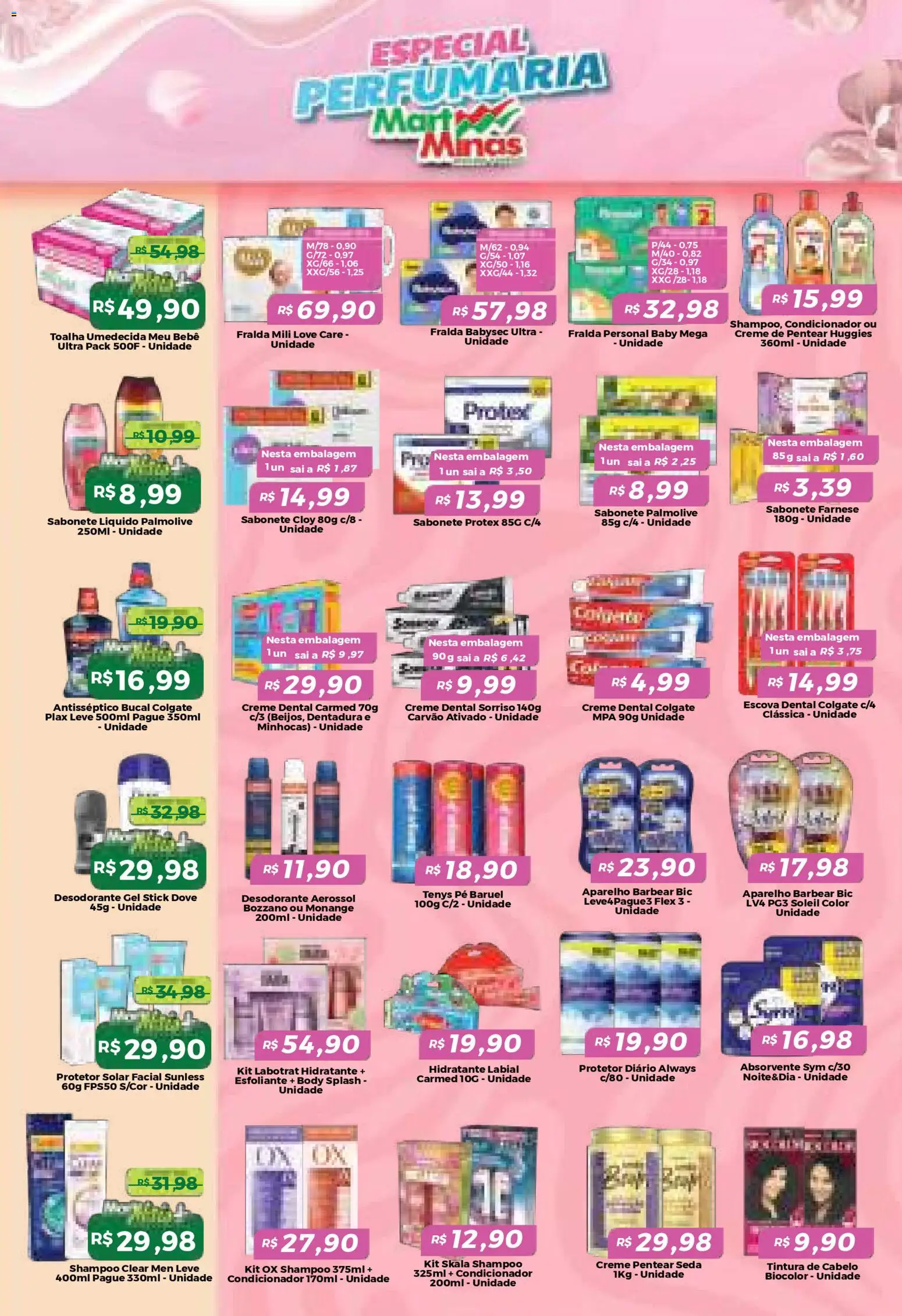 Mart Minas Folheto - válido de 26.02.2026 | Página: 7 | Produtos: Kit skala, Sabonete, Creme dental, Absorvente