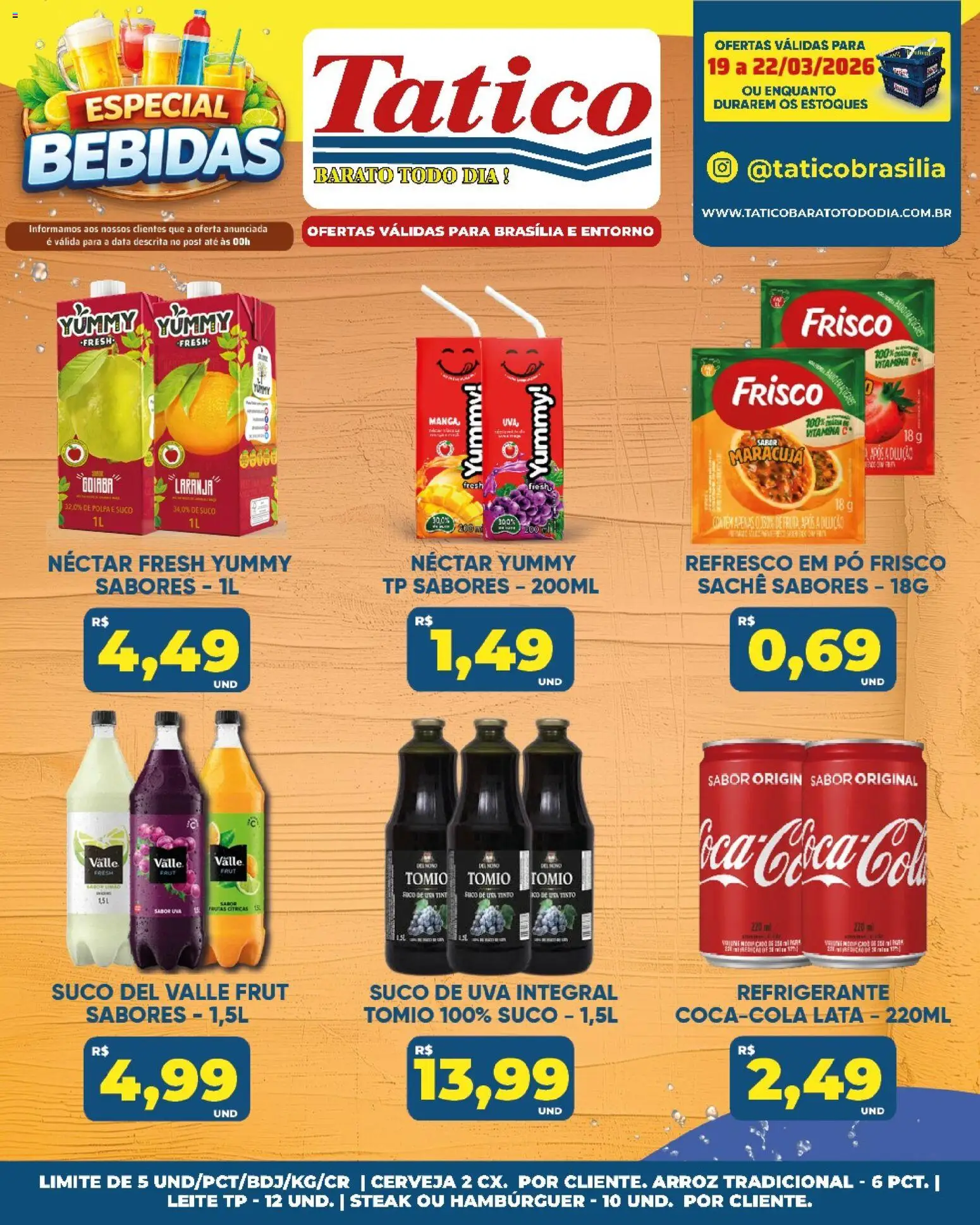 Tatico ofertas do Dia Folheto - válido de 19.03.2026 | Página: 35 | Produtos: Maracujá, Suco, Cerveja, Refrigerante