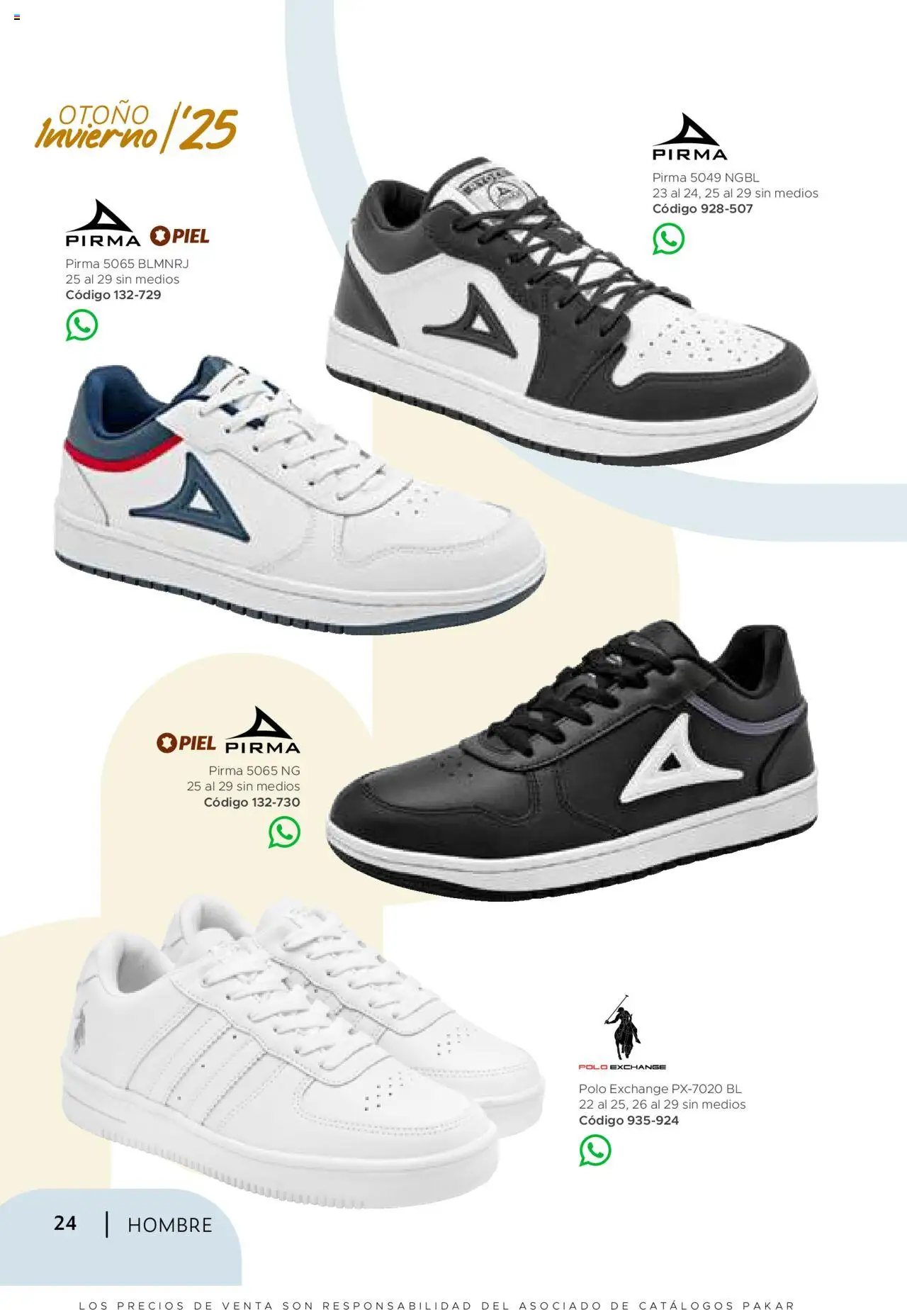 Nuevas ofertas de SC Pakar válidas en toda la República Mexicana desde el 24.07.2025. ¡Encuentra las mejores ofertas en SC Pakar - Catálogo Hombre otoño / invierno! | Página: 24