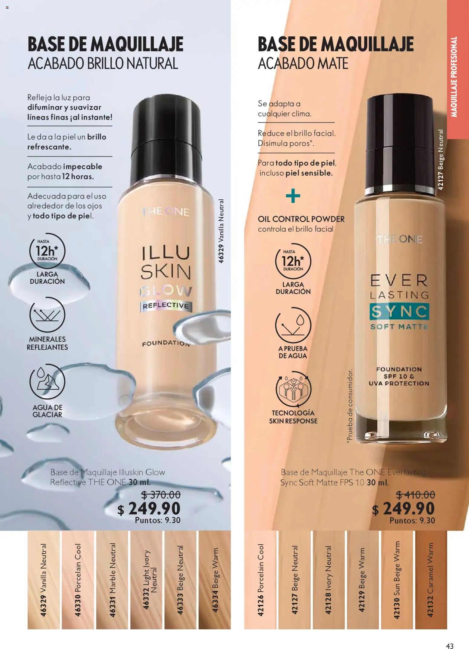Nuevas ofertas de Oriflame válidas en toda la República Mexicana desde el 25.10.2025. ¡Encuentra las mejores ofertas en Oriflame Buen Fin! | Página: 43 | Productos: Base de maquillaje, Agua, Brillo, Maquillaje