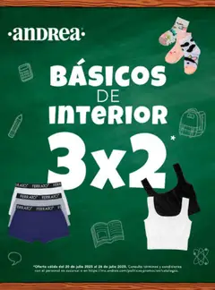 Vista previa de Andrea - Catálogo - Básicos de Interior, nuevo folleto de la tienda, válido en México a partir del 20.07.2025