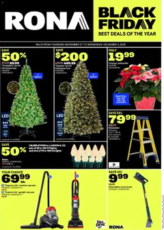 Preview of Rona Black Friday Flyer from shop Rona valid from 27.11.2025