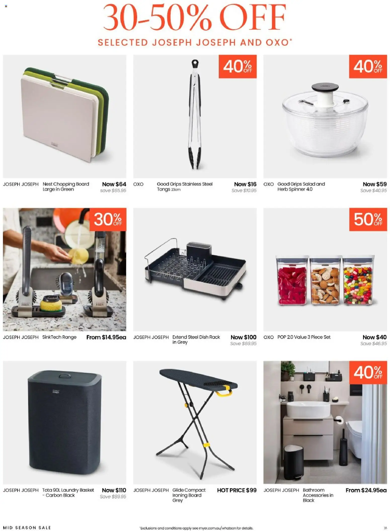Myer catalogue - valid from 04.03.2026 | Page: 18 | Products: Basket, Herb, Laundry, Bathroom