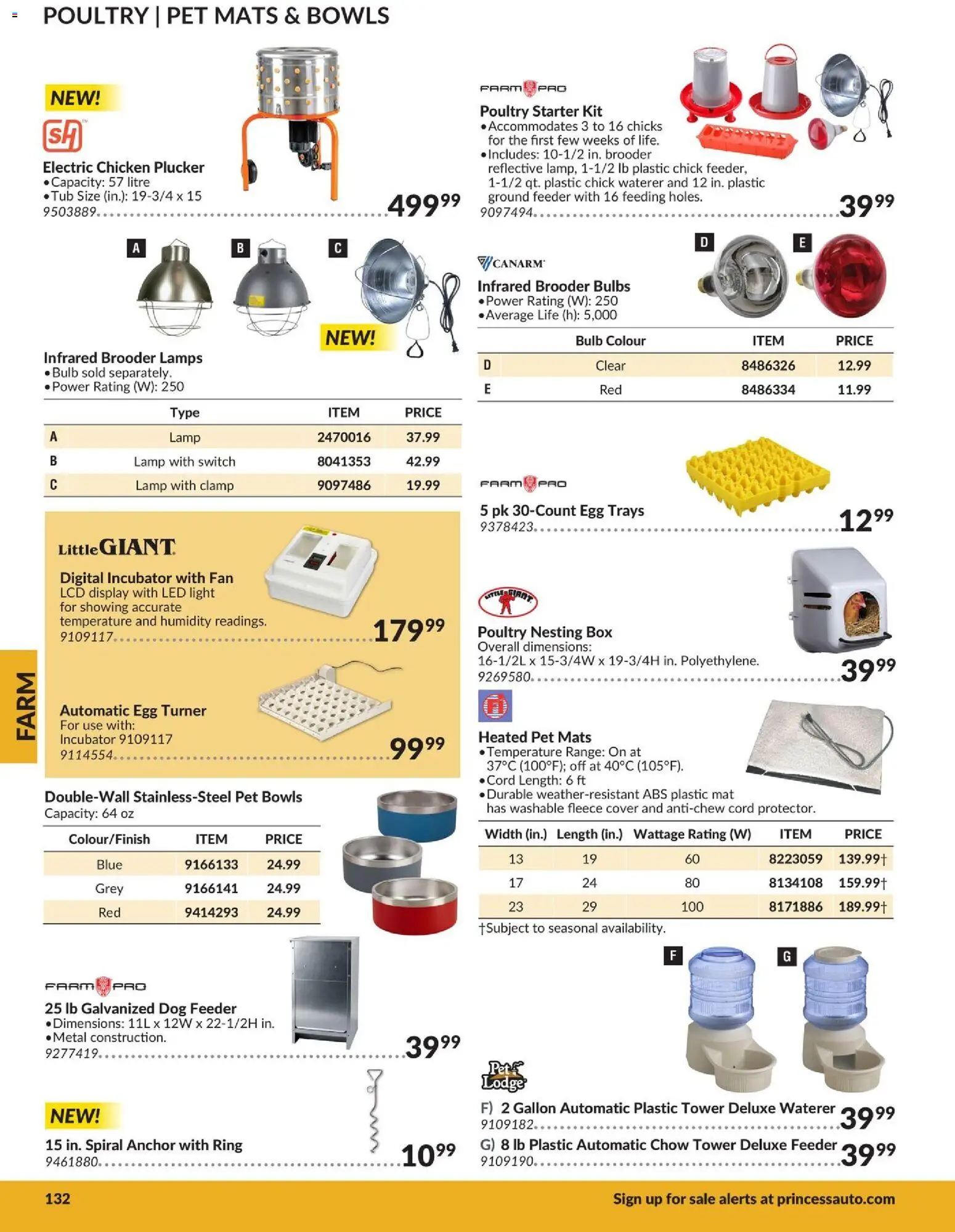 Princess Auto flyer valid from 21.04.2026 | Page: 22 | Products: Fan, Box, Lamp, Chicken