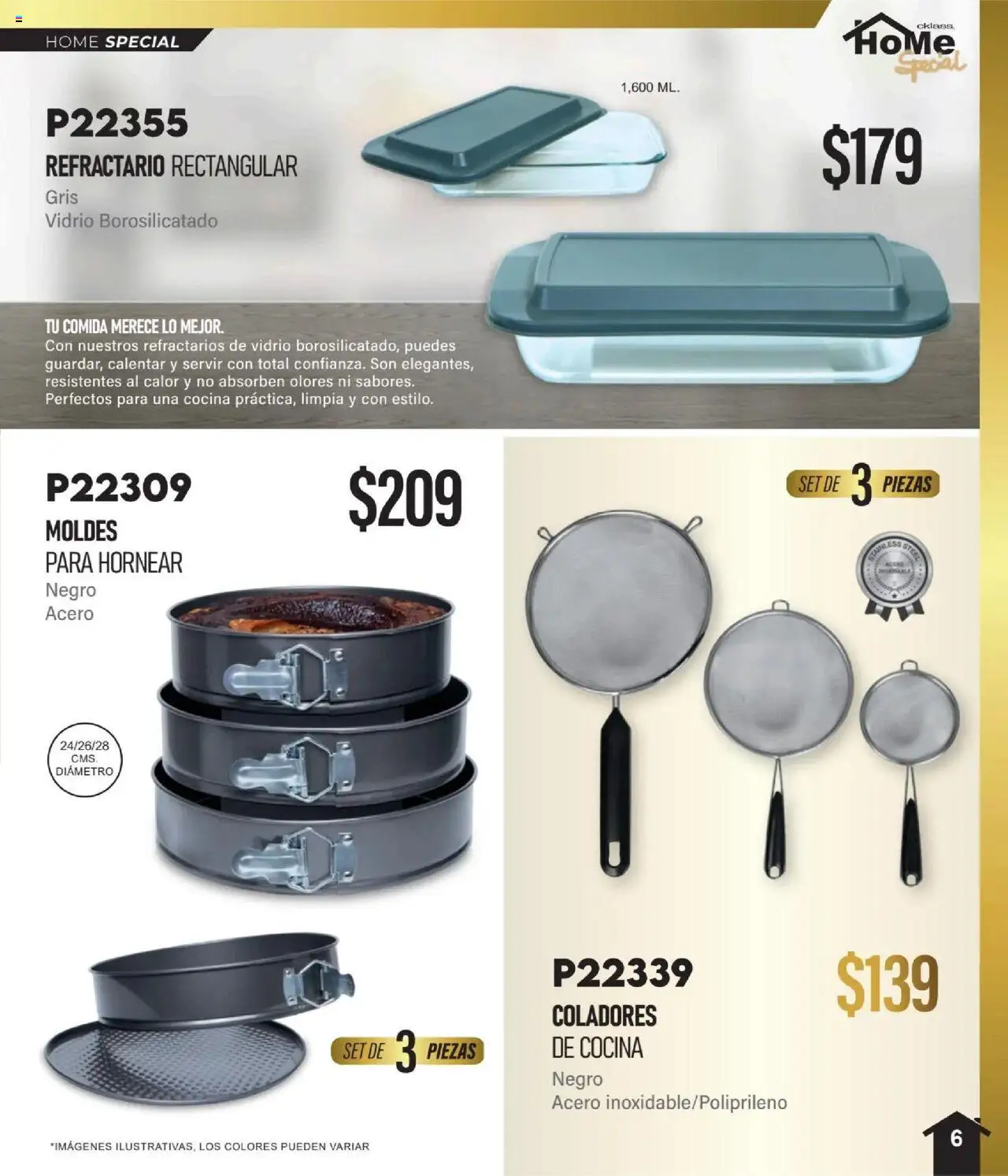 Nuevas ofertas de Cklass válidas en toda la República Mexicana desde el 01.10.2025. ¡Encuentra las mejores ofertas en Cklass - Catálogo Especial Home! | Página: 7 | Productos: Cocina