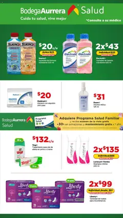 Nuevas ofertas de Bodega Aurrerá válidas en toda la República Mexicana desde el 03.07.2025. ¡Encuentra las mejores ofertas en Bodega Aurrerá folleto Medicinas! | Página: 2 | Productos: Azúcar, Algodón, Toallas, Polvo