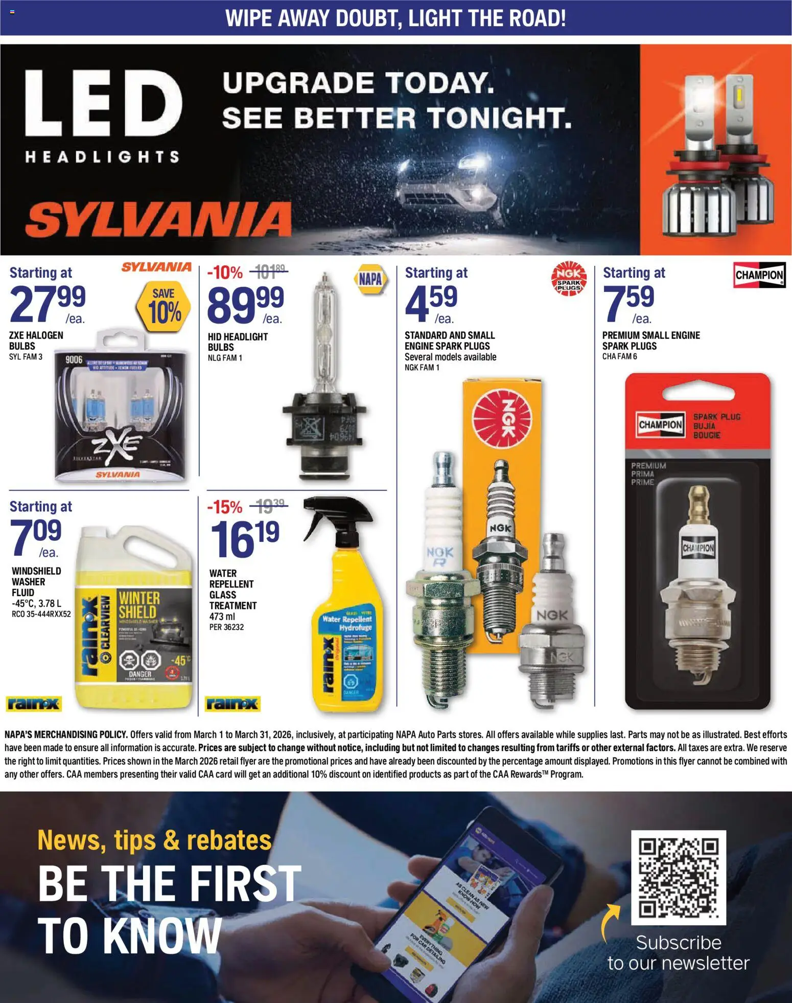 NAPA Auto Parts flyer valid from 01.03.2026 | Page: 8