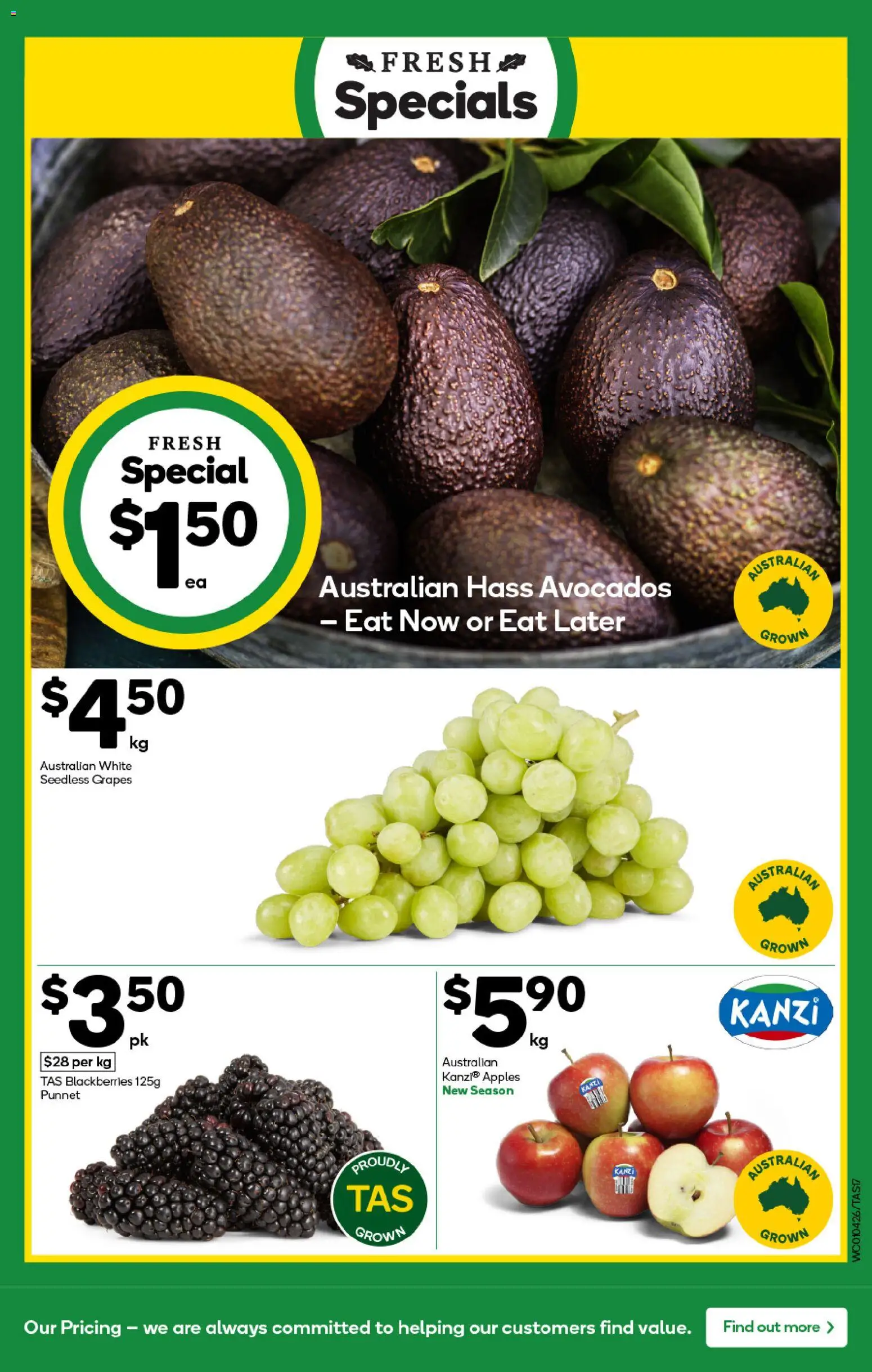 Woolworths catalogue - valid from 01.04.2026 | Page: 17 | Products: Apples, Grapes