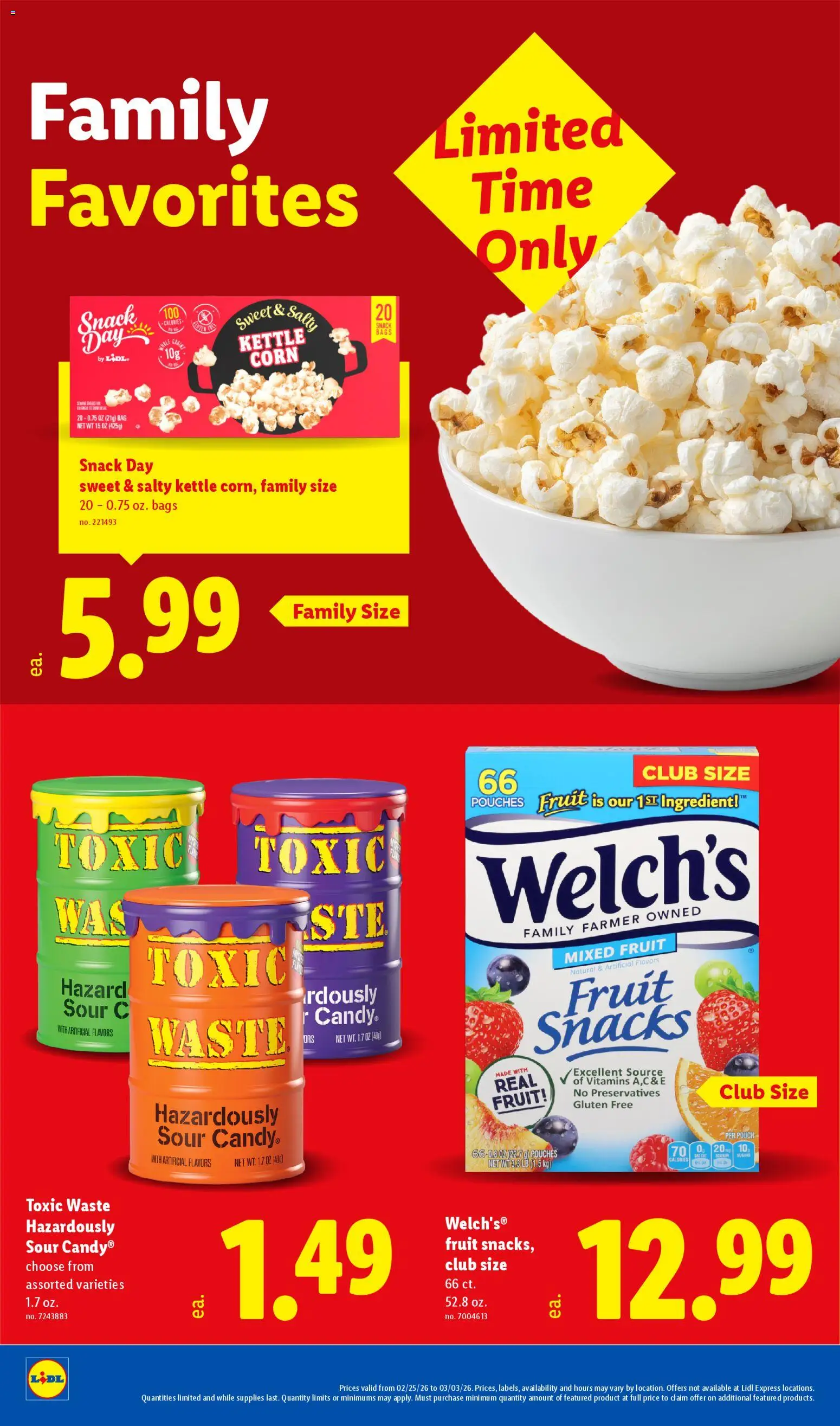 Lidl Weekly Ad - valid from 25.02.2026 | Page: 14 | Products: Corn, Salt, Bag, Kettle