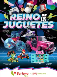 Vista previa de Soriana - Reino de los Juguetes Súper Nacional, nuevo folleto de la tienda, válido en México a partir del 27.11.2025