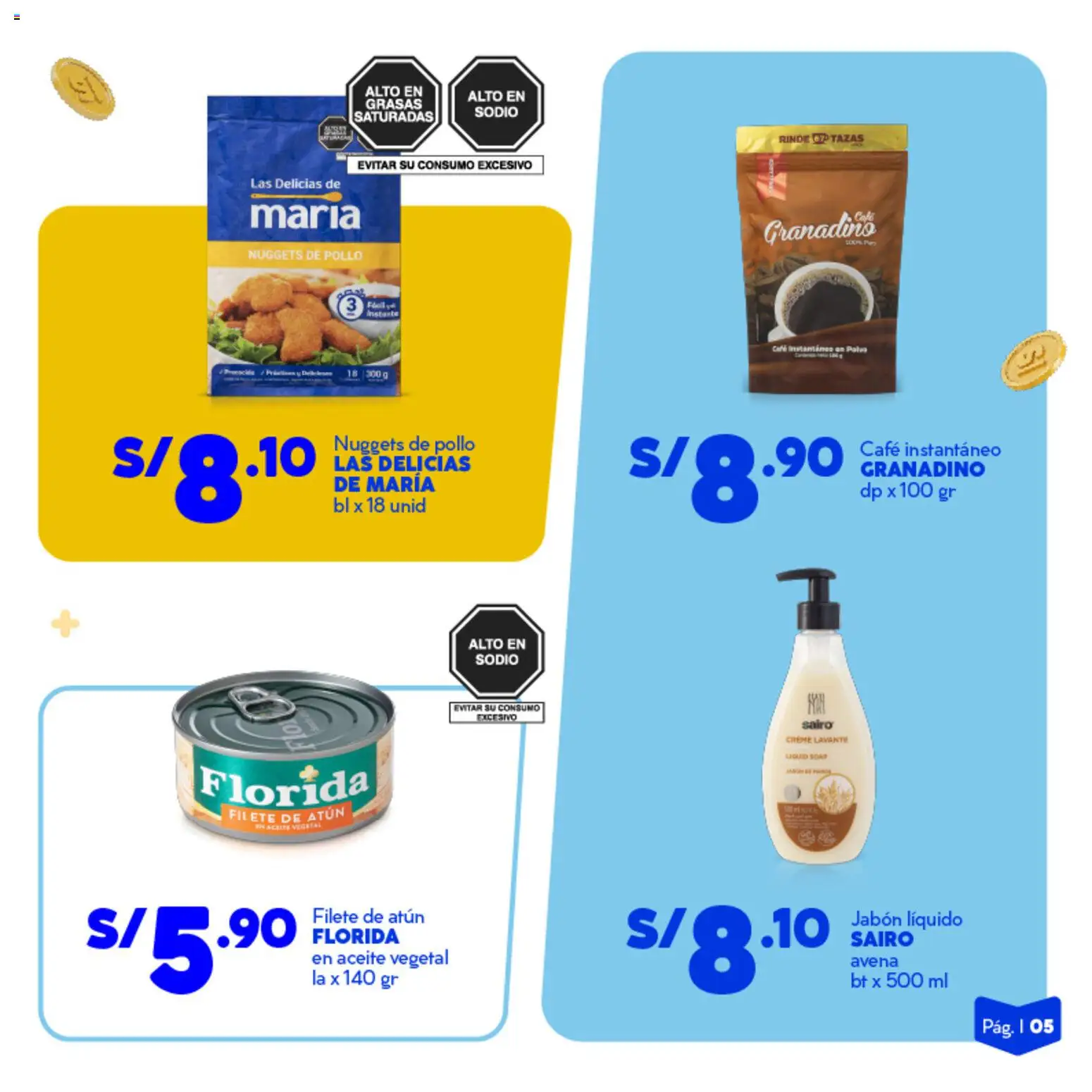 Catálogo Mass válido desde 06.03.2026 | Página: 5 | Productos: Jabón, Aceite, Café, Avena