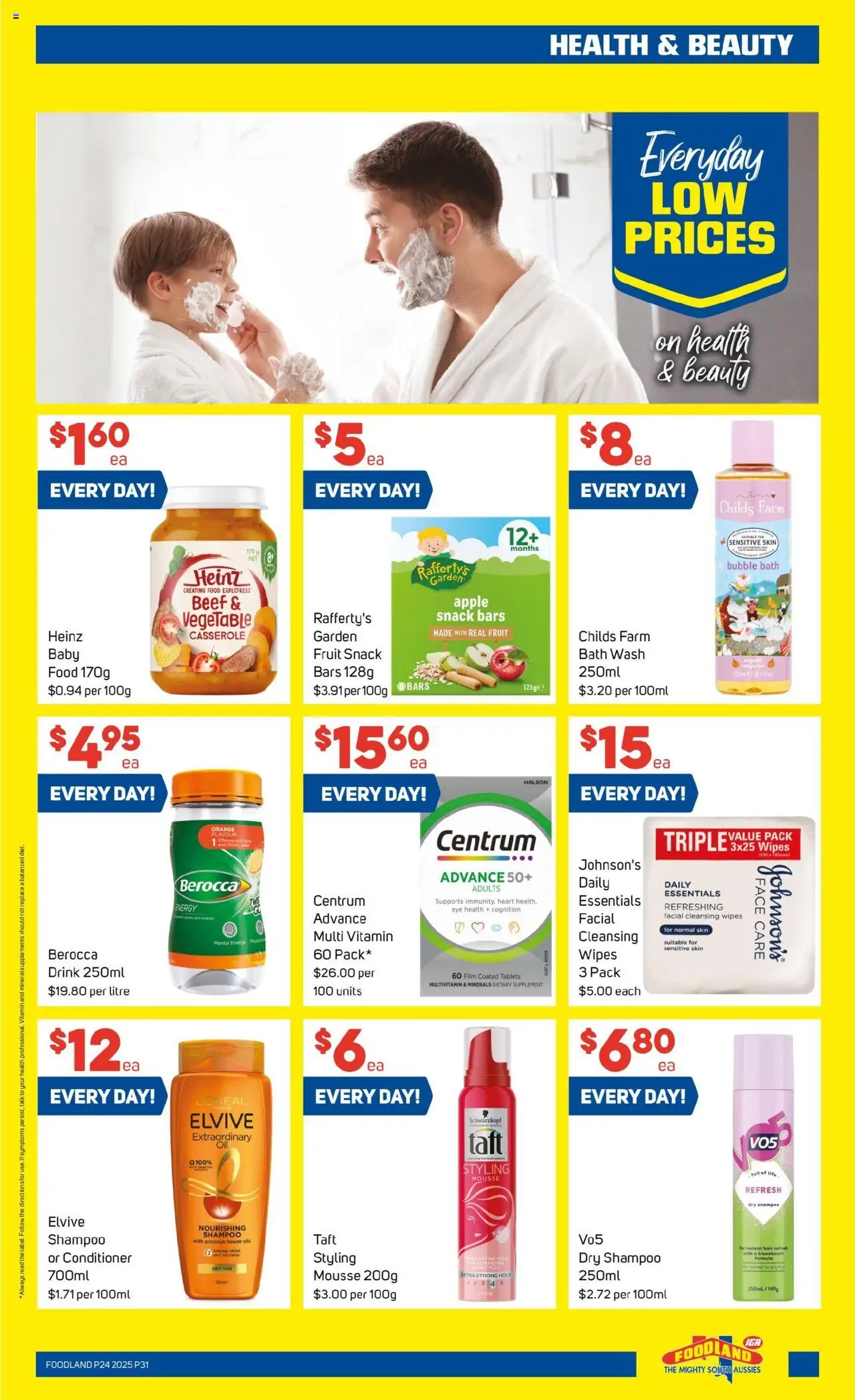 Foodland catalogue - valid from 11.06.2025 | Page: 31 | Products: Bath, Water, Multivitamin, Sensitive skin