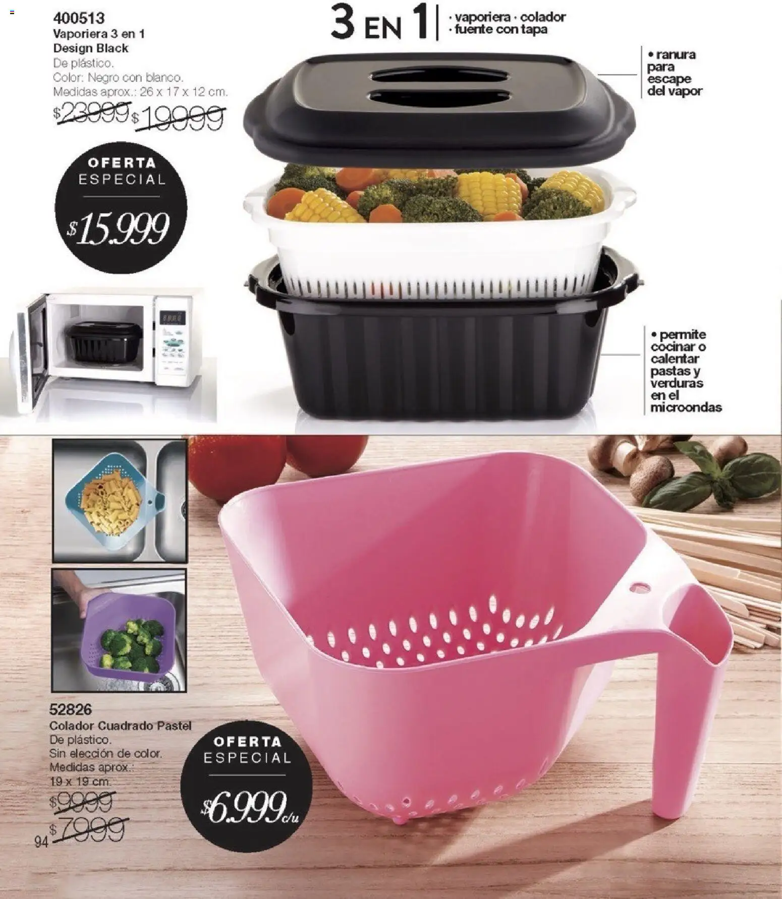 Violetta catálogo │ válido desde el 01.12.2025 | Página: 94 | Productos: Fuente, Colador, Microondas