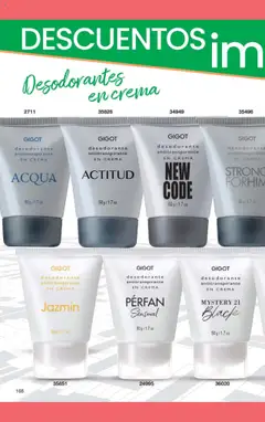 Vista previa Gigot catálogo válido desde el 01.10.2025 | Página: 174 | Productos: Desodorante, Antitranspirante, Crema