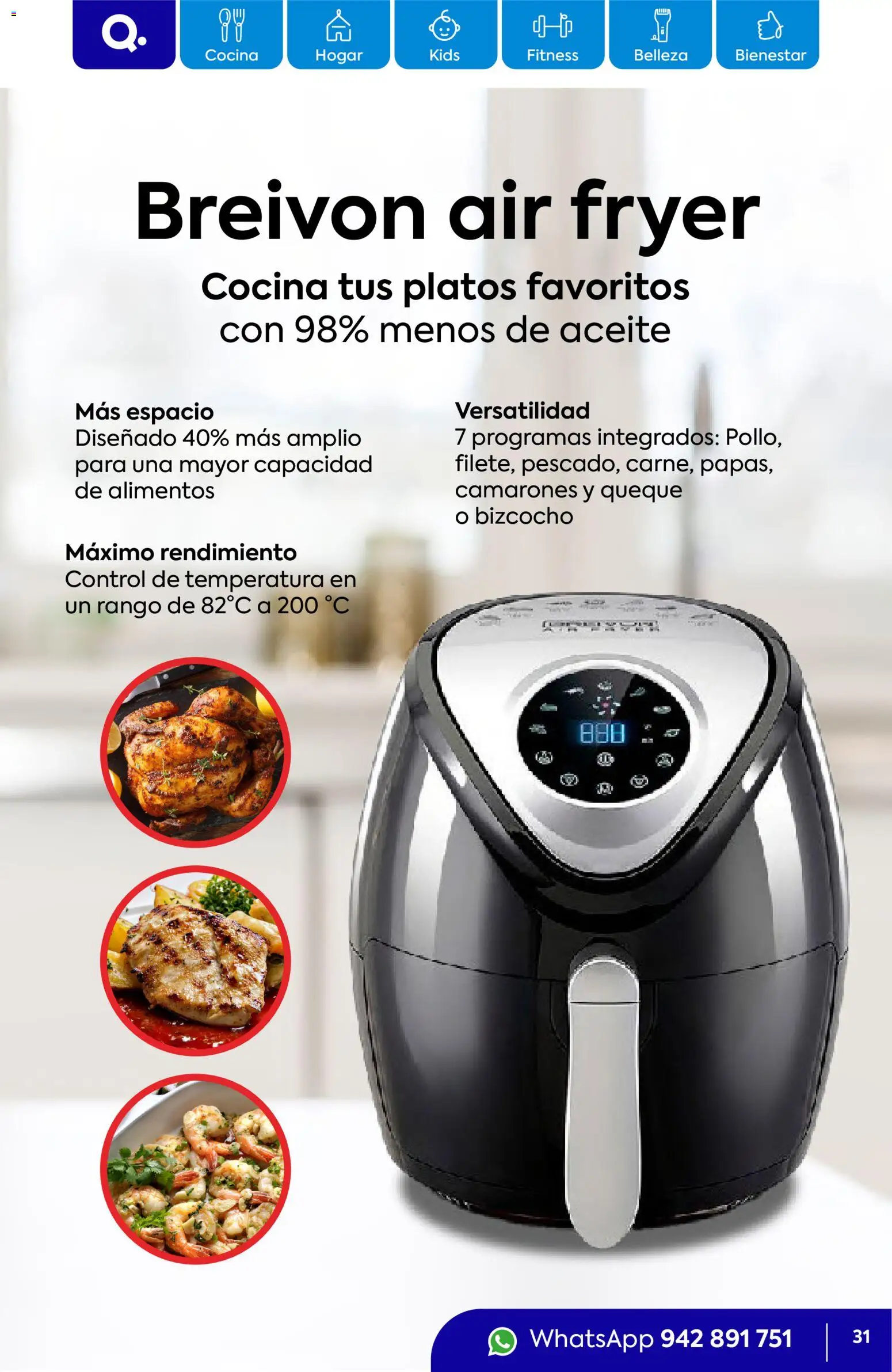 Catálogo Quality Products válido desde 01.02.2026 | Página: 31 | Productos: Aceite, Cocina